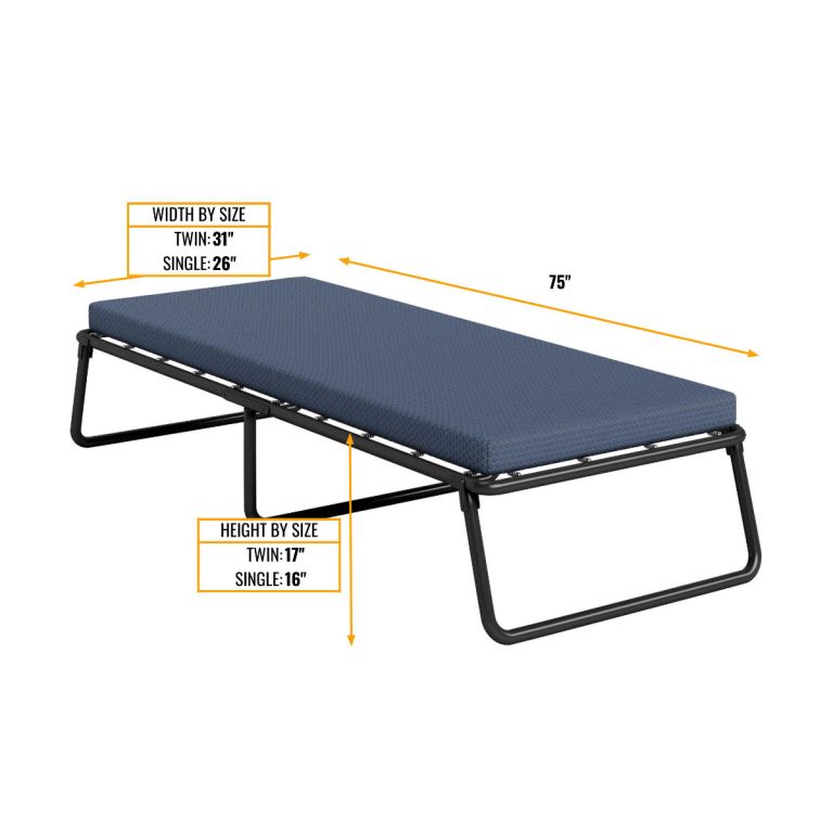 Nautica Home Foldaway Guest Bed Dimensions